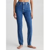 Calvin Klein - High Rise Skinny Jeans - Donkerblauw - Stretch Denimkatoen