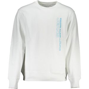Katoen fleece sweatshirt met logo