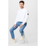 Calvin Klein - Sweatshirt - Zwart - Sweatstof - Ronde Hals, Lange Mouw, Normale Pasvorm