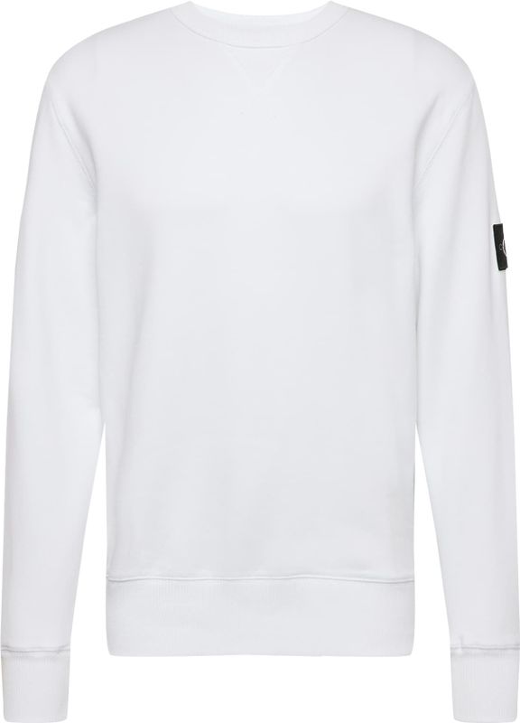 Calvin Klein - Sweatshirt - Zwart - Sweatstof - Ronde Hals, Lange Mouw, Normale Pasvorm