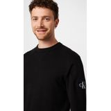 Calvin Klein - Sweatshirt - Zwart - Effen - Lange Mouw