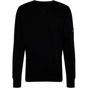 Calvin Klein - Sweatshirt - Zwart - Effen - Lange Mouw