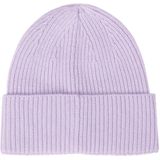 Beanie met labeldetail