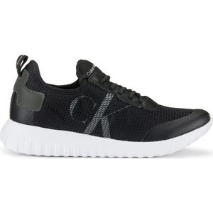 Sneakers sporty runner slip-on CALVIN KLEIN JEANS. Polyester materiaal. Maten 36. Zwart kleur