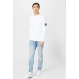 Calvin Klein - J30J323485 - Sweatshirt - Wit - Lange Mouwen - Biologisch Katoen