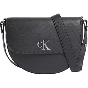 Calvin Klein, Tassen, Dames, Zwart, ONE Size, Polyester, Zwarte schoudertassen