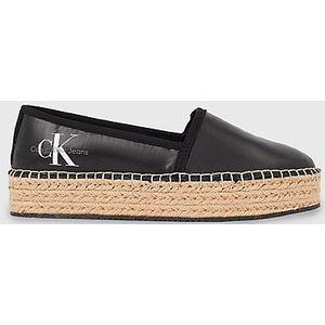 Calvin Klein Vrouwen Espadrille Flatform Ny Pearl, Zwart, 39.5 EU