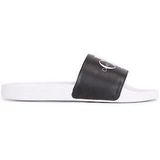 Calvin Klein Slide Ny Pearl Dames Slippers - Zwart/Wit - Maat 39