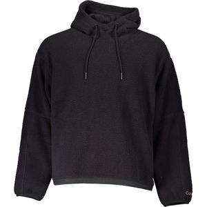Calvin Klein - Hoodie - Zwart - Elegant sweatshirt met capuchon en ritssluiting