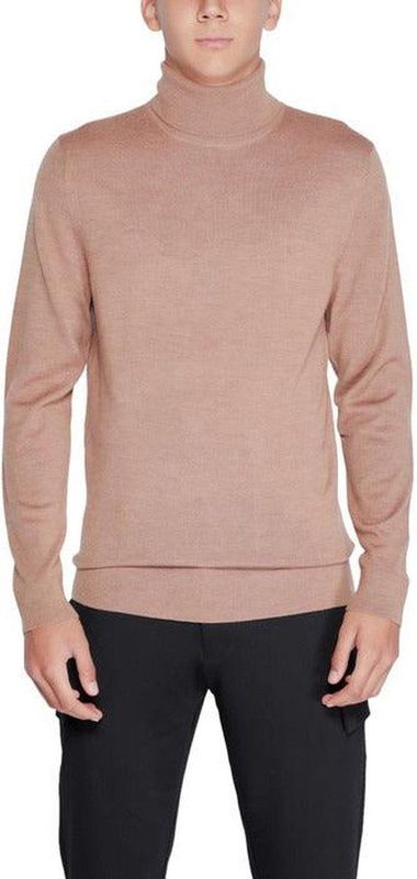 Calvin Klein Coltrui Sweater In Caramel Heather