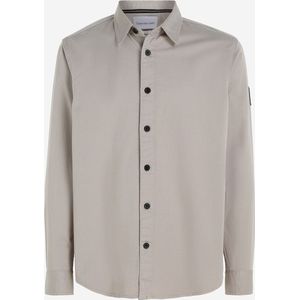 Monologo Badge Relaxed Shirt - Grijs