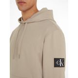 Calvin Klein - Hoodie - Beige - Katoen