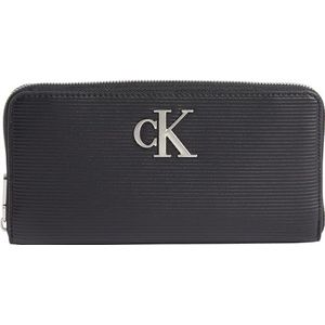 Calvin Klein Jeans Minimal Monogram Portemonnee 19 cm black