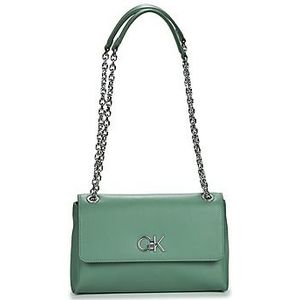 Kleptas, schouderketting CALVIN KLEIN.  materiaal. Maten één maat. Groen kleur