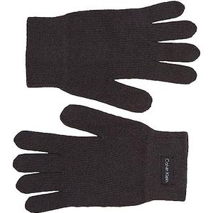 Calvin Klein Essentiële gebreide handschoenen voor dames, zwart., one size