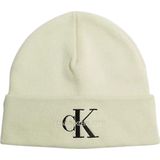 Calvin Klein Monologo Embro Beanie Unisex - Groen - One Size