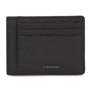 Calvin Klein Heren Minimalisme ID KAARTHOUDER Portemonnees, Ck Zwart, One Size, zwart., Eén maat