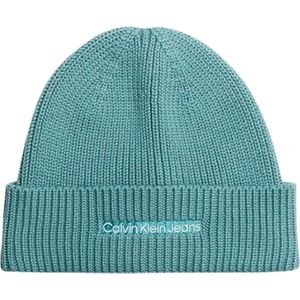 Calvin Klein Institutional Beanie Unixex - Blauw - One Size