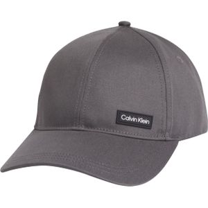 Calvin Klein pet, essential patch baseball cap, middengrijs -  Maat: One size