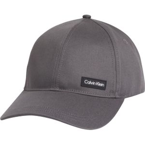Calvin Klein pet, essential patch baseball cap, middengrijs