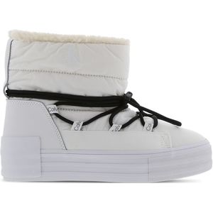 Calvin Klein Vrouwen Bold Vulc Flatf Sneeuwlaars Wn Gevulkaniseerde Sneaker, Helder Wit/Zwart, 4 UK, Zwart, 37 EU
