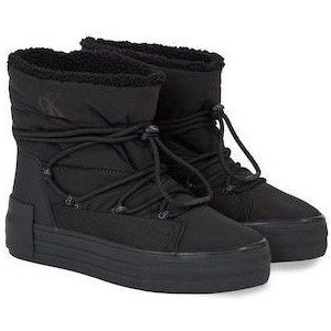 Calvin Klein Vrouwen Bold Vulc Flatf Sneeuwlaars Wn Gevulkaniseerde Sneaker, Triple Black, 7 UK, Zwart, 40 EU