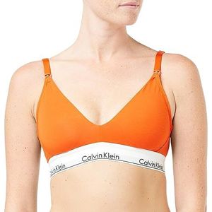 Calvin Klein Driehoek gevoerd Lght (moederschap) driehoekige beha voor dames, Kruidige sinaasappel