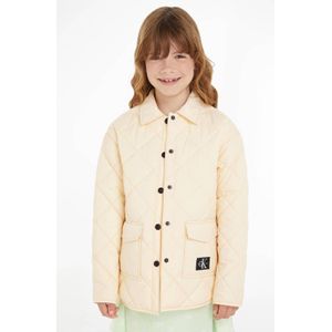 Calvin Klein Gevoerde Jas - Vanilla - Calvin Klein - 8 jaar (128) - Donsjassen