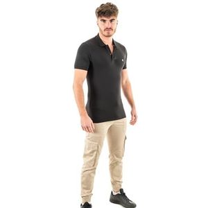 Calvin Klein Jeans Slim Embro Badge Ck Poloshirts S/S Heren, Ck Black