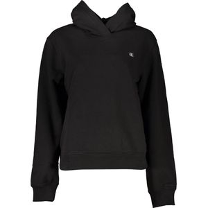 Calvin Klein Jeans Ck Embro Badge Regular Sweatshirt met capuchon voor dames, Zwart