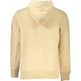 Calvin Klein - Geborsteld Katoenen Hoodie - Beige - Heren