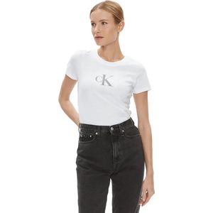 Bedrukt Katoenen T-Shirt Met Korte Mouwen