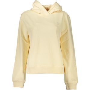 Calvin Klein - Geborsteld Logo Hoodie - Beige - Dames