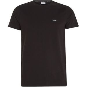 Calvin Klein - Stretch Slim Fit - T-shirt - Zwart - Katoenmix
