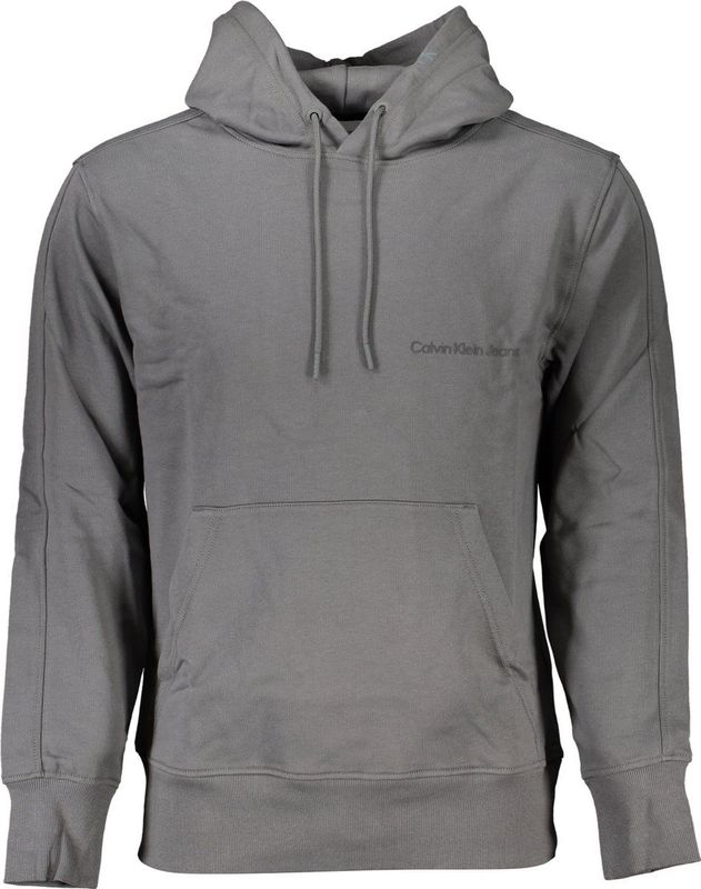 Calvin Klein Jeans - Donkergrijze Hoodie - Heren