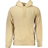 Calvin Klein - Geborsteld Katoenen Hoodie - Beige - Heren