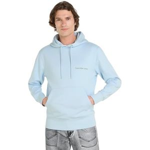 Calvin Klein Jeans Institutionele hoodie voor heren, Keepsake Blauw, XXL grote maten