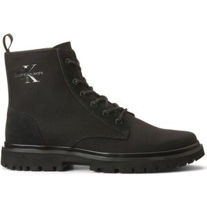 Bottines met veters in stof CALVIN KLEIN JEANS. Katoen materiaal. Maten 41. Zwart kleur