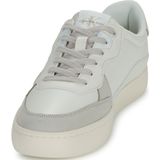 Calvin Klein Jeans Heren klassieke Cupsole lage LTH ML FAD Sneaker, romig wit/eierschaal, 8 UK, Romige witte eierschaal, 40.5 EU