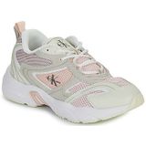 Calvin Klein - Retro Tennis Su-Mesh Sneakers - Beige - Dames