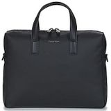 Calvin Klein Ck Must Koffer 38 cm Laptop compartiment ck black pique