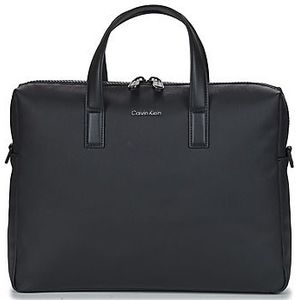 Calvin Klein Ck Must Koffer 38 cm Laptop compartiment ck black pique