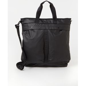 Calvin Klein Rubberized shopper met afneembare schouderriem