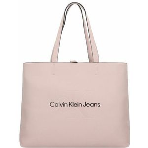 Calvin Klein Jeans, Tassen, Dames, Roze, ONE Size, Stijlvolle Tote Tas