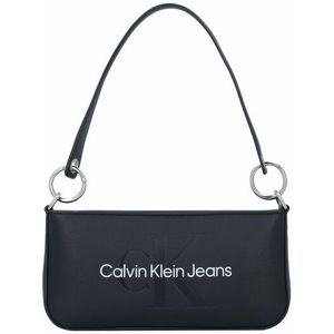 Calvin Klein Jeans Sculpted Schoudertas 27.5 cm black-metallic logo