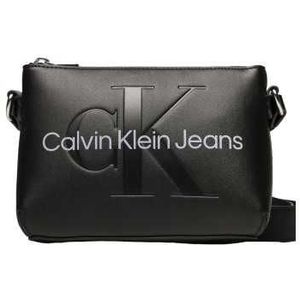 Calvin Klein Jeans, Tassen, Dames, Zwart, ONE Size, Dames Lente/Zomer PU Tas