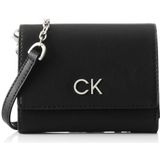 Calvin Klein Re-Lock Portemonnee RFID-bescherming 13 cm ck black