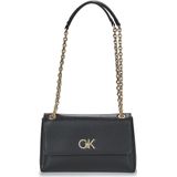 Calvin Klein Re-Lock Schoudertas 26 cm ck black 1