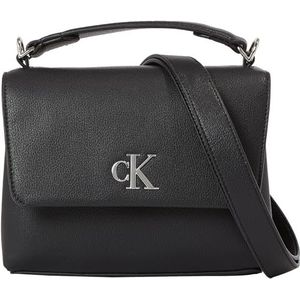 Calvin Klein Dames Minimal Monogram TOP HANDLE22 Crossovers, zwart, Zwart, Eén maat
