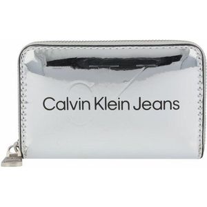 Calvin Klein Jeans Sculpted Portemonnee 10.5 cm silver